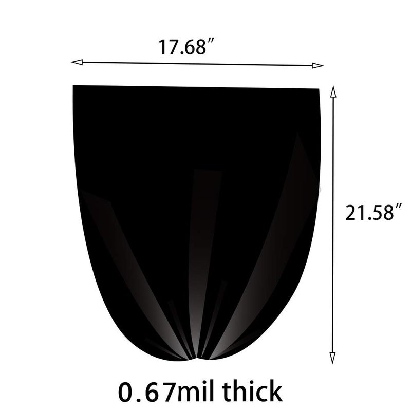 Eagrye Black 3 Gallon Small Trash Bag, Trash Can Liners, 180 Counts - Image 2
